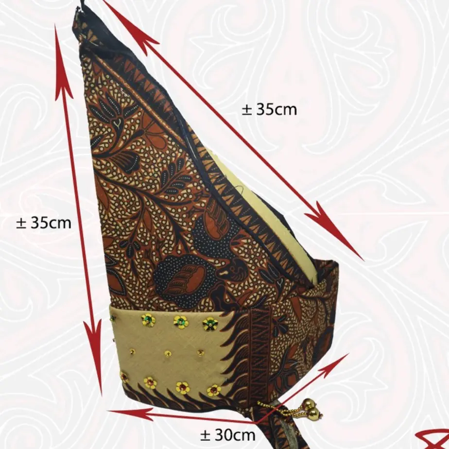 Topi Gotong payet pria simalungun
