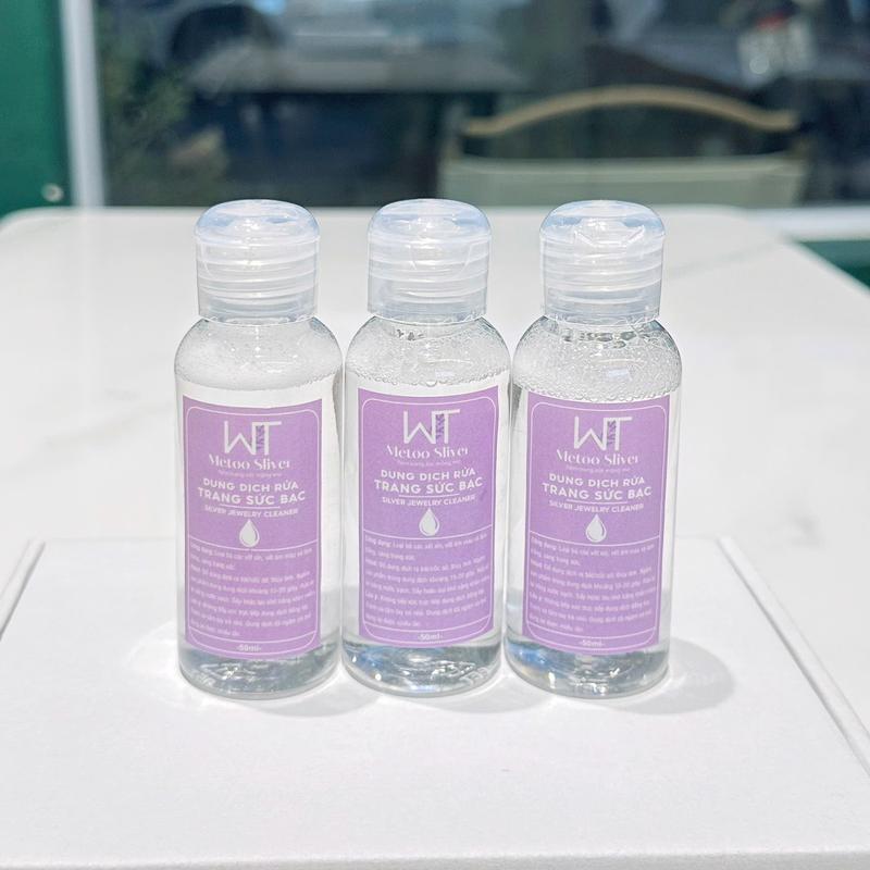 [Combo 3 chai] Nước rửa làm sạch trang sức vàng bạc - Metoo Silver