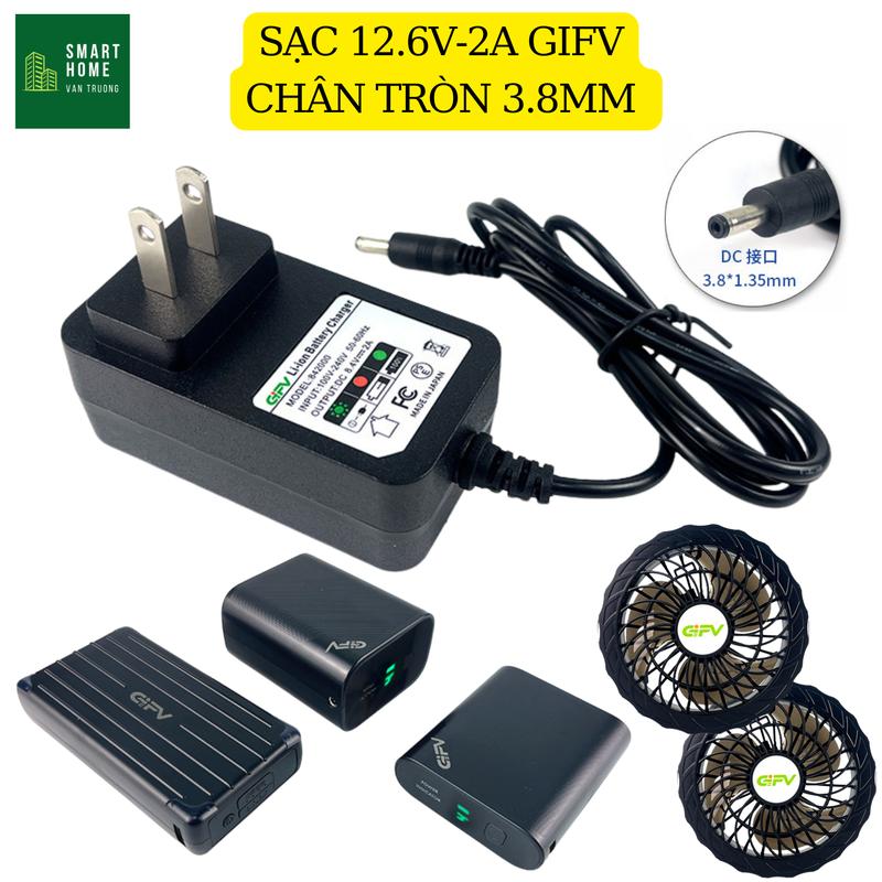 BỘ CỦ SẠC PIN ĐIỀU HÒA 12V 18V 21V GIFV JAPAN CHÂN TRÒN VÀ CHÂN ...