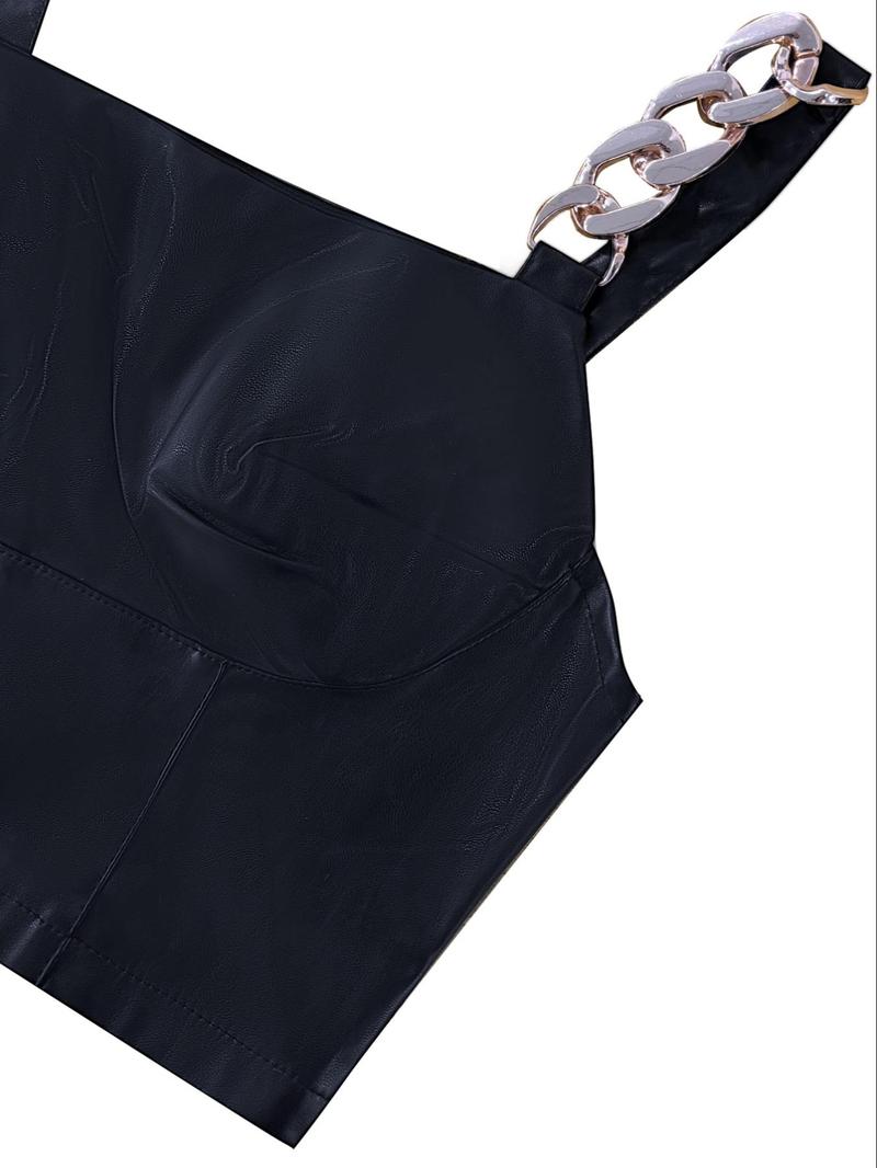 Product Introduction of Women's Solid Color Top, Fashion Casual Sleeveless Top for Daily Outdoor Wear, Ladies Clothes for All Seasons 4