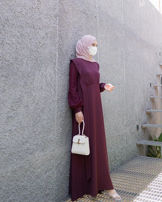 Elmiza - Aqeela Dress Bahan Premium Shine Lux Mix Tulle Brukat Gamis Muslim Wanita Kondangan brokat  lebaran - Pesta Remaja 4