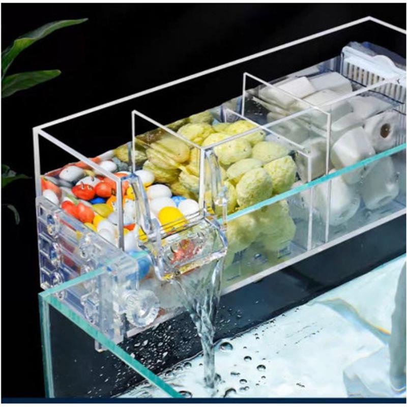 Lọc Thác Tích Hợp Máy Bơm Jeneca - Có Nhiều Ngăn Chứa Vật Liệu Lọc - Kiểu Dáng Đẹp và Hiệu Quả