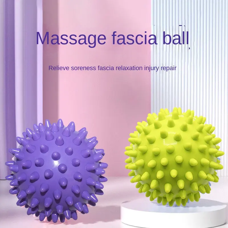 Massage Ball, Acupuncture Point, Grip Strength Ball, Sharp Nail, Fascia Yoga Ball, Fitness Ball PVC Foot Relaxation, Thorn Ball -- Ywdo
