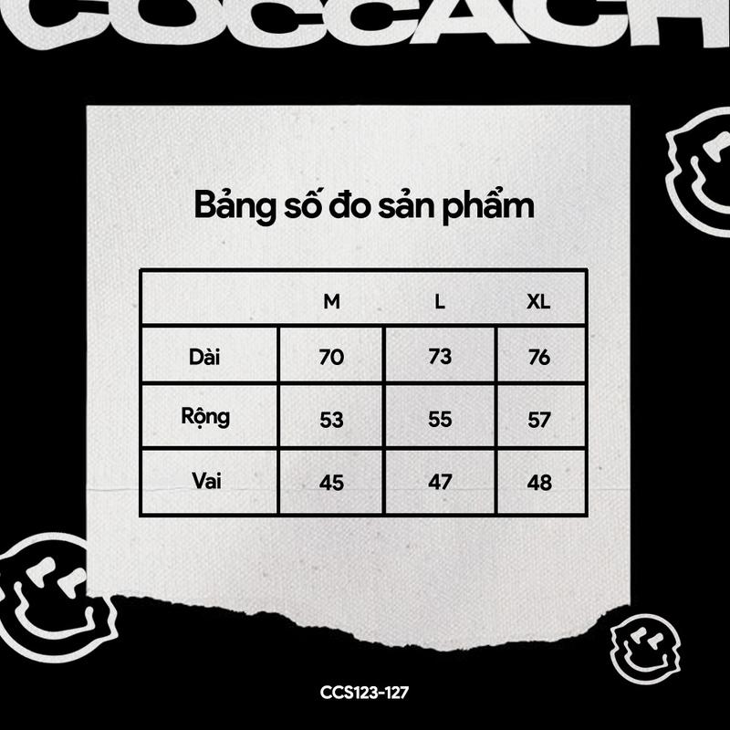 Product Introduction of Áo sơ mi hoạ tiết unisex form rộng CCS123 by COCCACH 0
