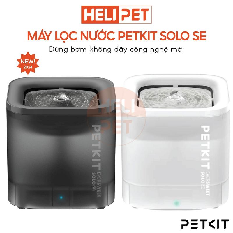 Máy Lọc Nước Cho Mèo PETKIT EverSweet Solo SE, Thiết Kế Bơm Không Dây 3.0 Tiện Lợi - HeLiPet