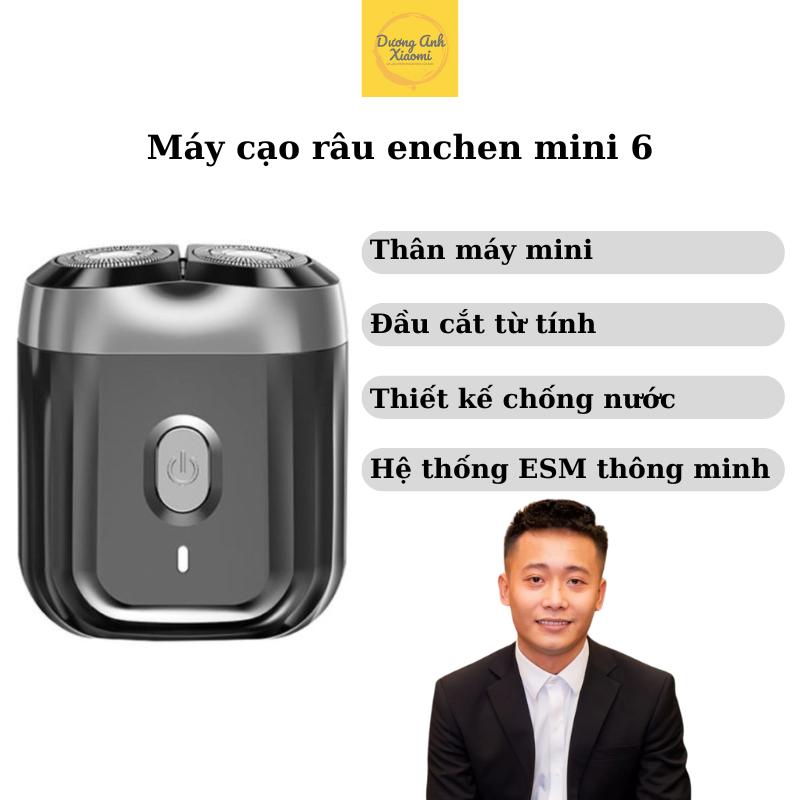 (Enchen x Quang Linh) Máy cạo râu Enchen Electric Shaver Mini 6 - Bảo Hành 3 tháng enchen  mini máy  cạo