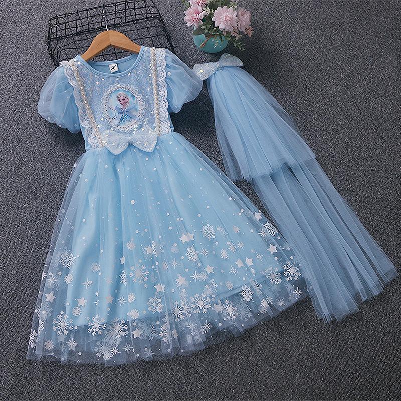 Product Introduction of Frozen Princess Dress Girls' Dress Children's Luminous Aisha Dress Lolita Dress Summer New 26