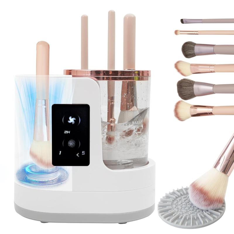 Electric Makeup Brush Cleaner Machine With Makeup Brush Dryer, - TikTok ...