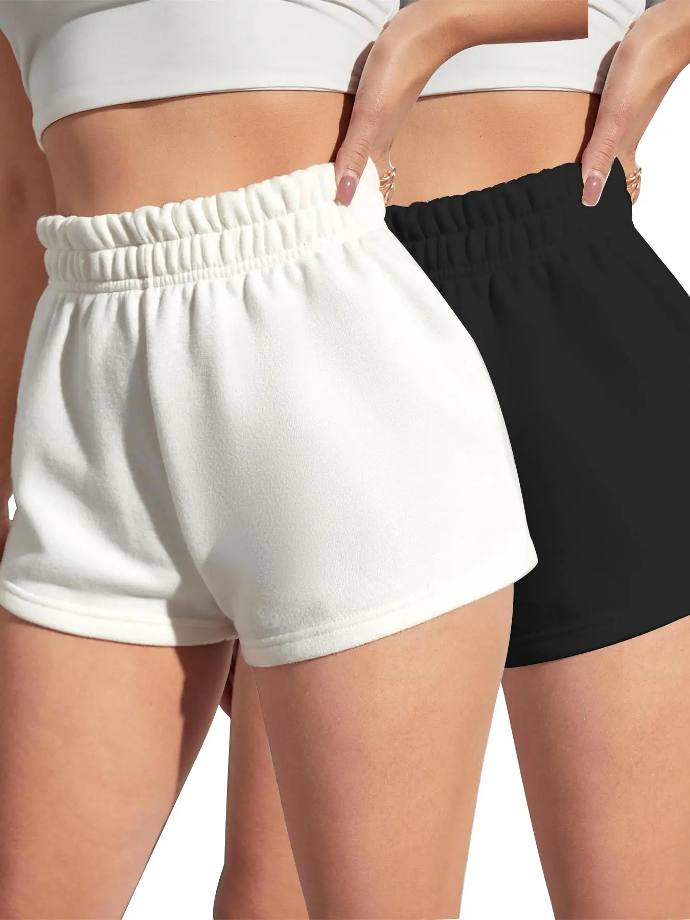 Women's Solid Color Shorts, Casual Comfy Breathable Shorts for Daily Wear, Ladies Underwear for Summer