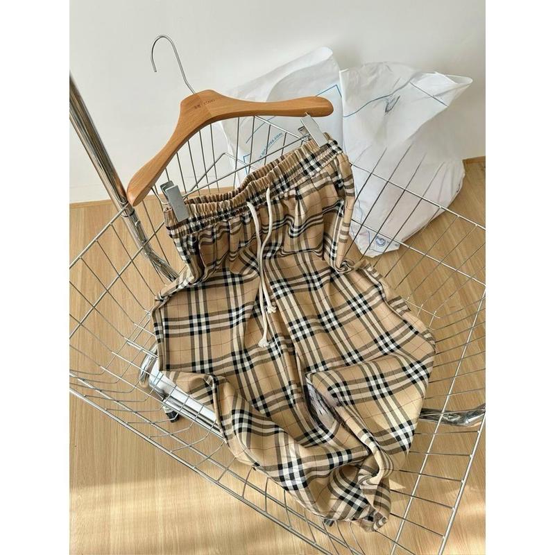 Quần Thô mềm, Suông Ống Rộng Đẹp, Quần Dài Kẻ Sọc Cạp Chun Co Dãn Phối Dây Culottes Phong Cách Ulzang Dễ Mặc Siêu Hot #1010 Nữ Women Pants 6