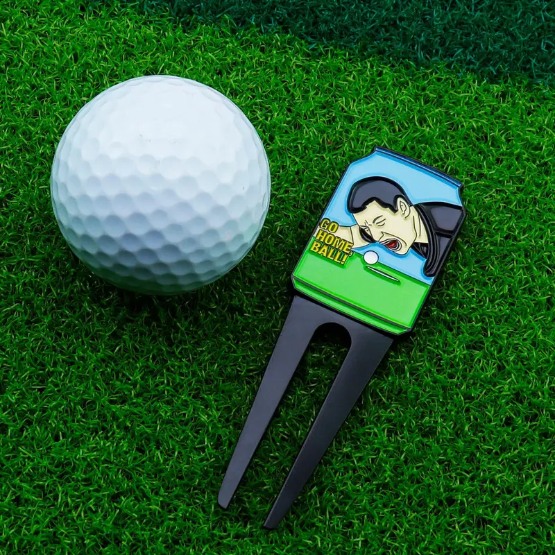 Funny Golf Divot Repair Tool, 4 Counts/set Golf Accessories for Men, Golf Enthusiast Gift, Great Gift for Golf Lovers 4