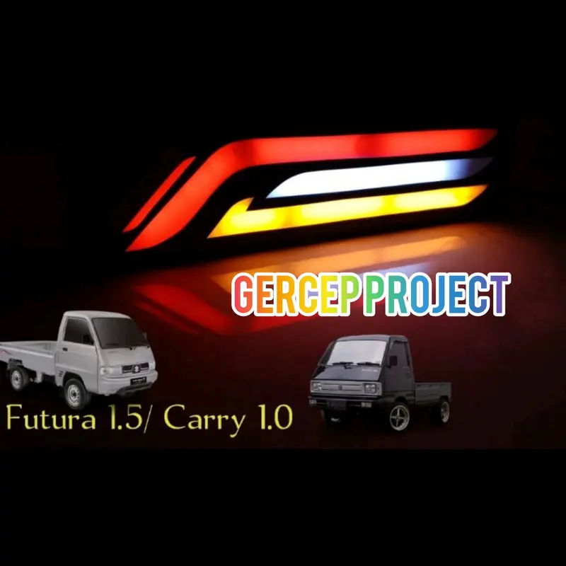 Lampu Rem Led Sein Kedip Mobil Pick Up Stoplamp Motif Variasi APV New Carry Granmax Isuzu T120ss Futura L300 Car Kabel 1