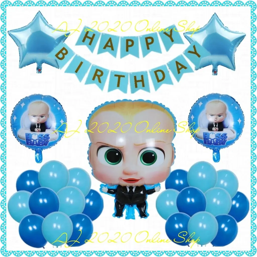 Birthday Set #8000125 Baby Boss Theme Party Set Decoration package ...