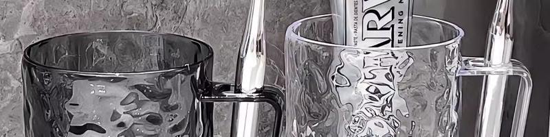 Product Introduction of Good-looking Glacier Pattern Gargle Cup Household Couple Toothbrush Mouthwash Cup Cup Tooth Mug Large Capacity Transparent Cup 1