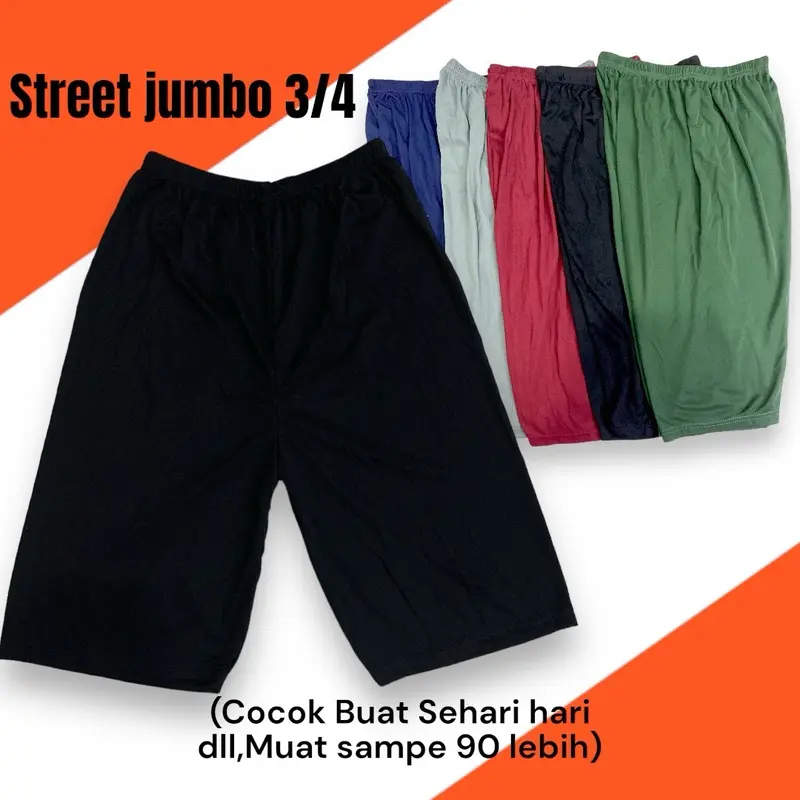 6 Pcs Shot/Celana Leging Pendek JUMBO Short BB 55-90kg Legging Shot Strit Sot Daleman Wanita JUMBO Katun Dalaman Nyaman Karet 1