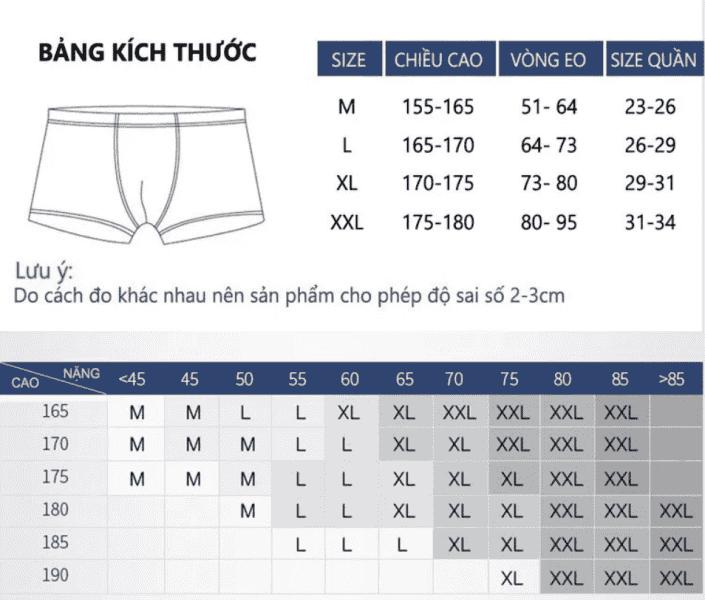 Product Introduction of Combo 4,5,6 Quần sịp nam vải Thun lạnh co dãn 4 chiều, mẫu quần lót nam thanh lịch (MSP 017) Menswear Quần Boxer Nhung đồ lót thường 0