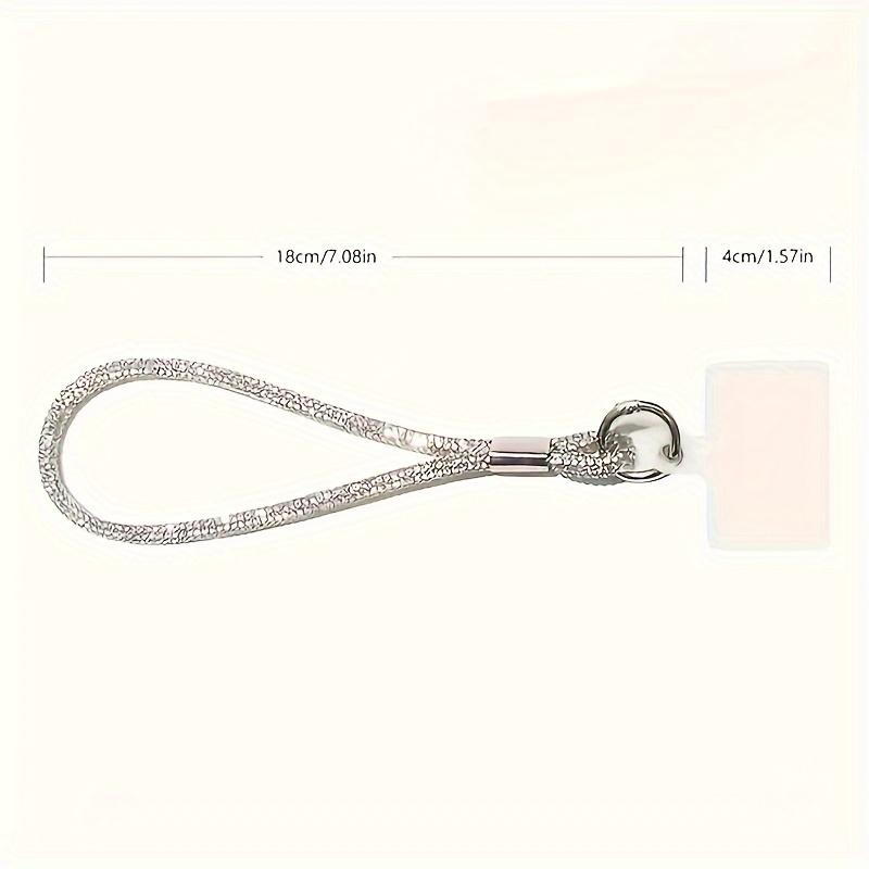 Phone Lanyard Wrist Full Diamond Chain High-end Women's Luxurious Rhinestone Pendant Fashion Pendant High-end Short Lanyard Durable Phone Chain 3