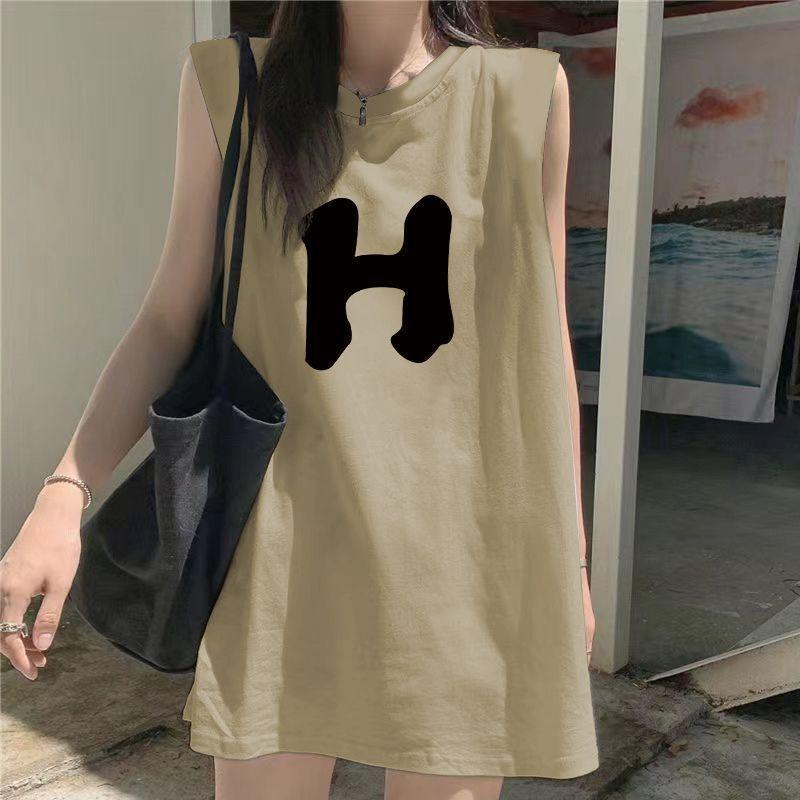 Product Introduction of Áo Thun Không Tay Phong Cách Mỹ Áo Vest Dài Trung Bình Dáng Rộng Rãi Cho Nữ, Áo Ghi Lê Nữ, Quần Áo Thời Trang Mùa Hè Phong Cách Độc Đáo Xu Hướng, Bộ Sưu Tập 2024 3