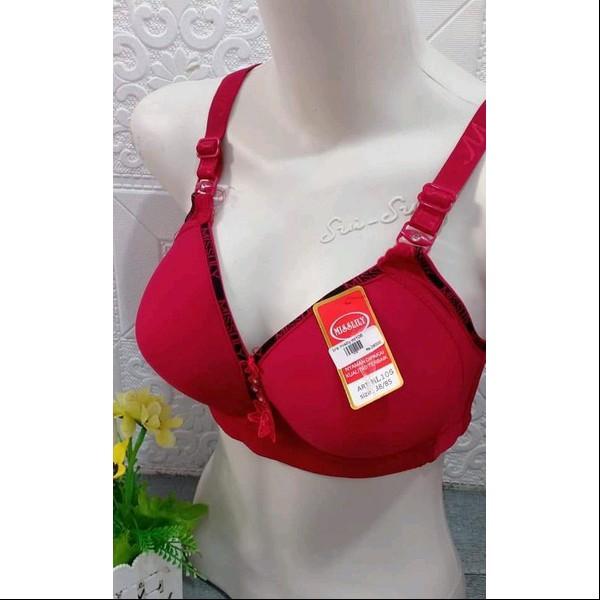 BRA BH wanita Tanpa Kawat KAIT 3 ML106 Busa Dalam Bintik Timbul Katun Lembut dan Nyaman 1