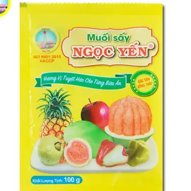 Combo 10 Bịch Muối Sấy Ngọc Yến Chấm Trái Cây 100g