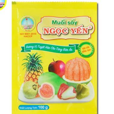 Combo 10 Bịch Muối Sấy Ngọc Yến Chấm Trái Cây 100g