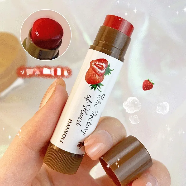 Son Dưỡng Môi, Hương Trái Cây, Dưỡng Ẩm, Dưỡng Ẩm, Nuôi Dưỡng, Đường Viền Môi Khiến Mờ, Không Màu, Son Dưỡng Môi Đổi Màu Tre Nữ Cosmetic 5
