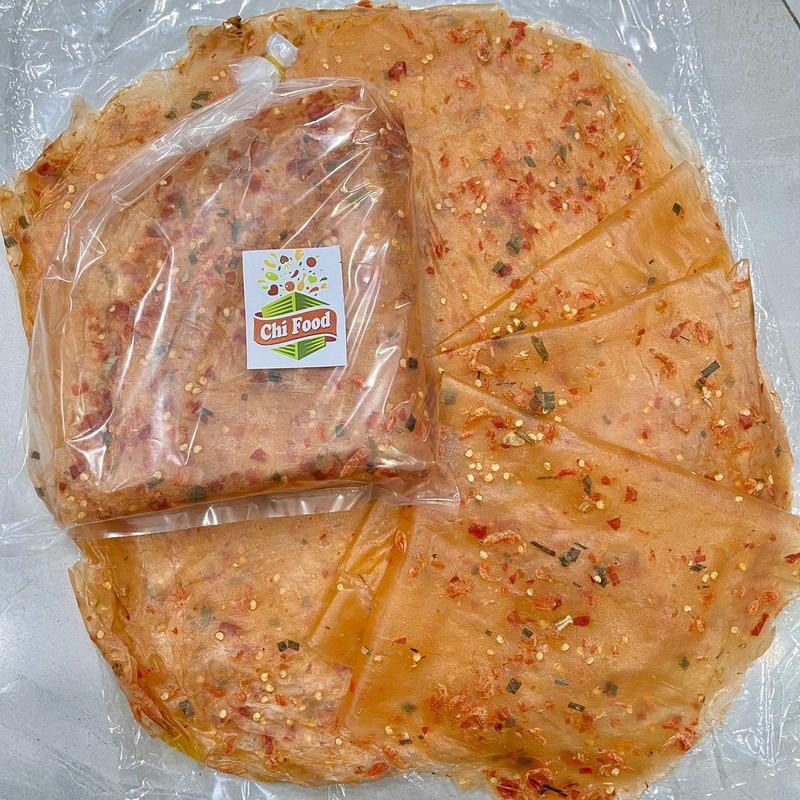 1 kí Bánh tráng dẻo tôm phơi sương con ruốc cay nhiều đậm vị  Snack Ăn Vặt bánh tráng đỏ