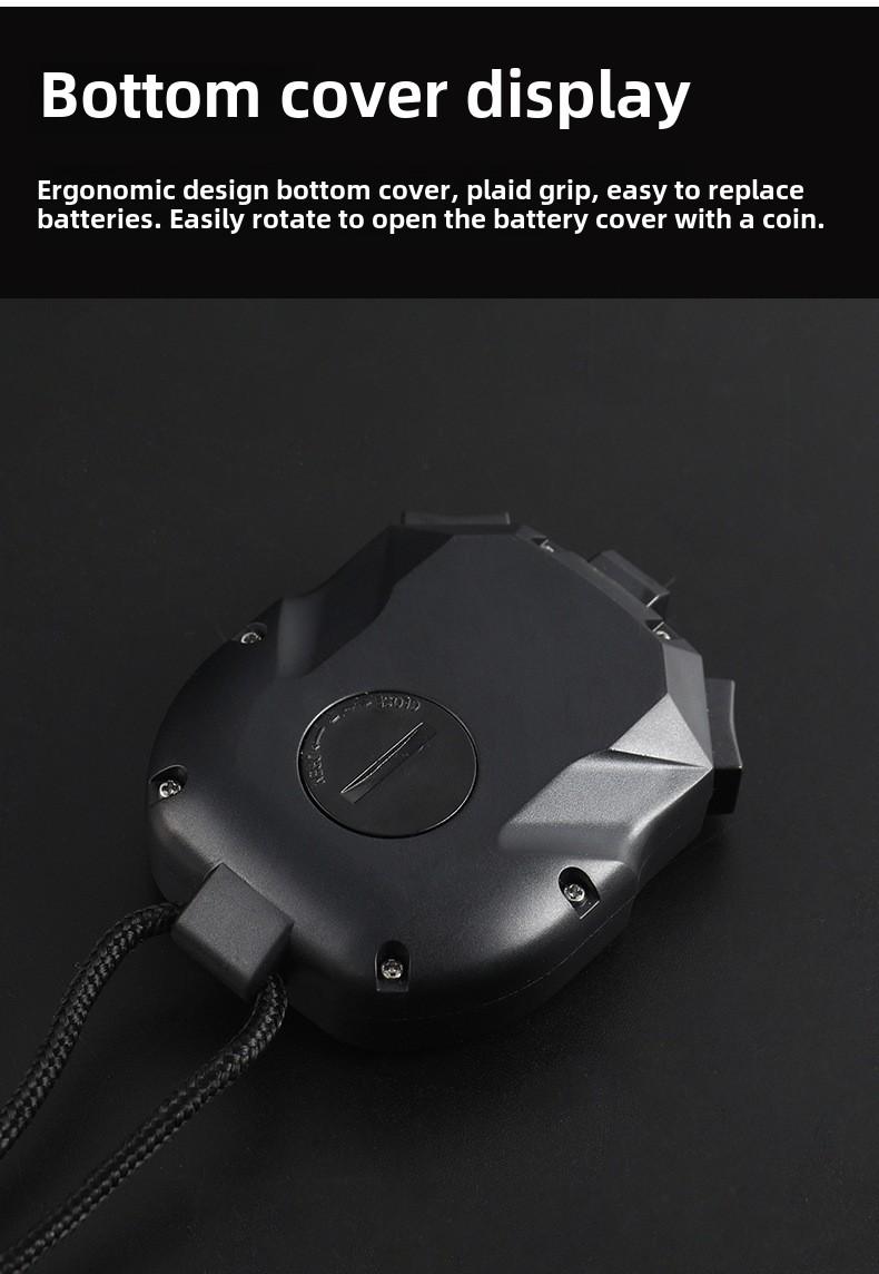 Product Introduction of Electronic stopwatch timer race students running professional gym training sports trainer sports code watch 13