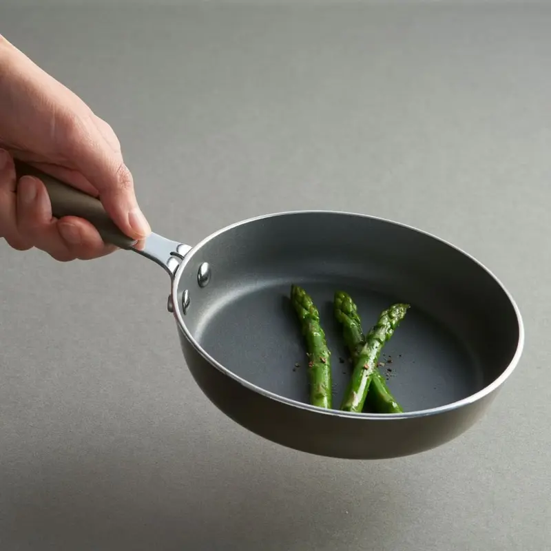 Nồi chảo nhôm LocknLock mini Handycook không dùng trên bếp từ - chống dính Chính hãng, nấu đồ ăn dặm  - HAPO 4
