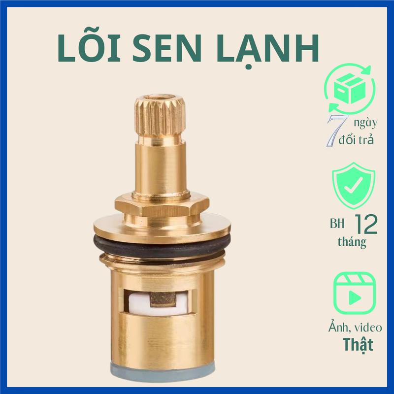 Óc sen lạnh, tê cầu, ruột vòi nước, lõi sen lạnh, lõi lạnh thay thế 1