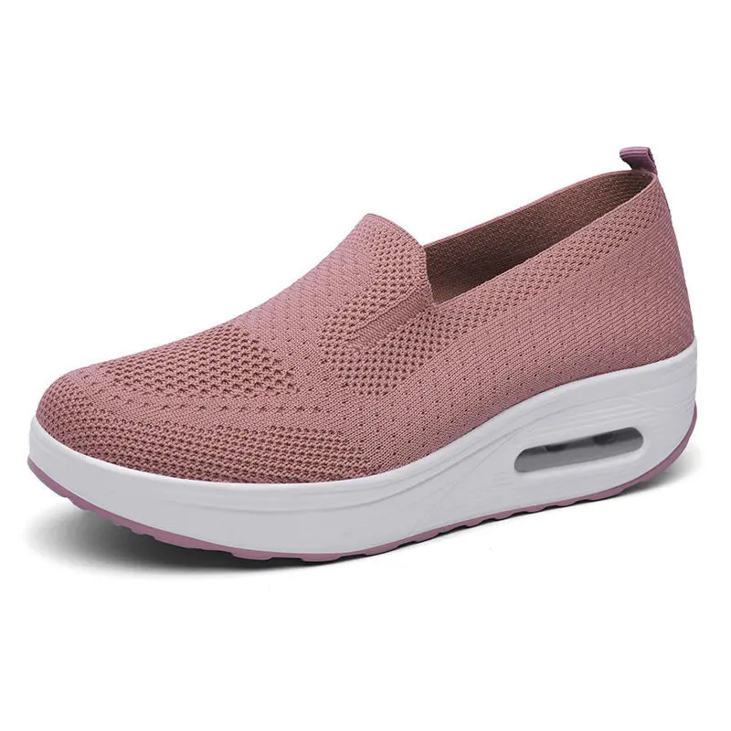 Casual Shoes Women's Shoes Japanese Style Slip-on Platform Air Cushion Shoes 2025 New Cheap Beautiful Comfortable Lightweight Fashion Dancing Shoes Soft Bottom Comfortable Women's Shoes