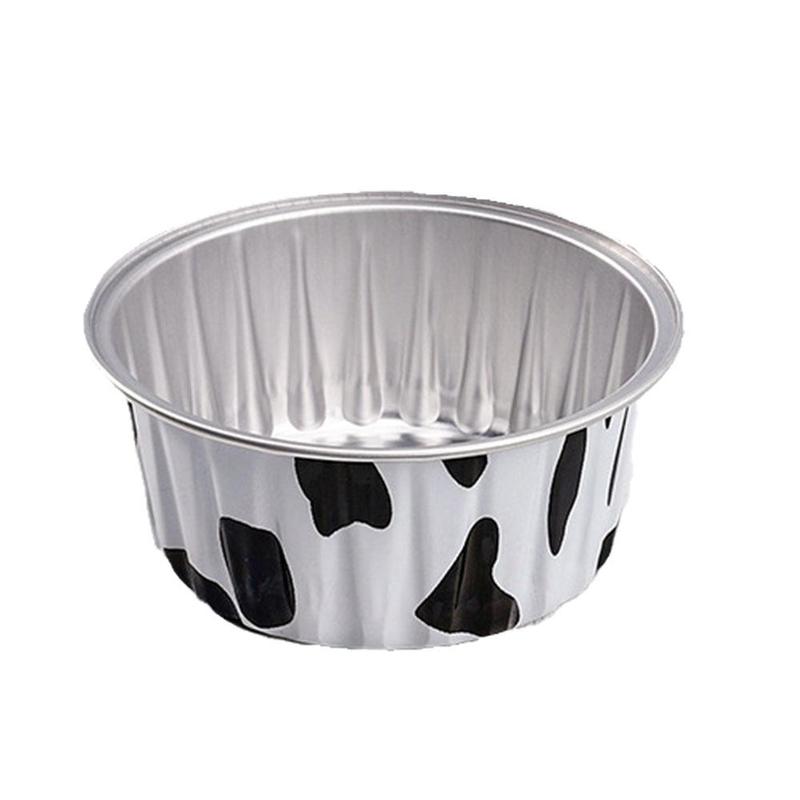 Product Introduction of Pudding Cup Cake Shrimp Egg Mold Cake Air Fryer Special Bowl Tin Paper Box Small Baking Tray Tin Paper Box 24