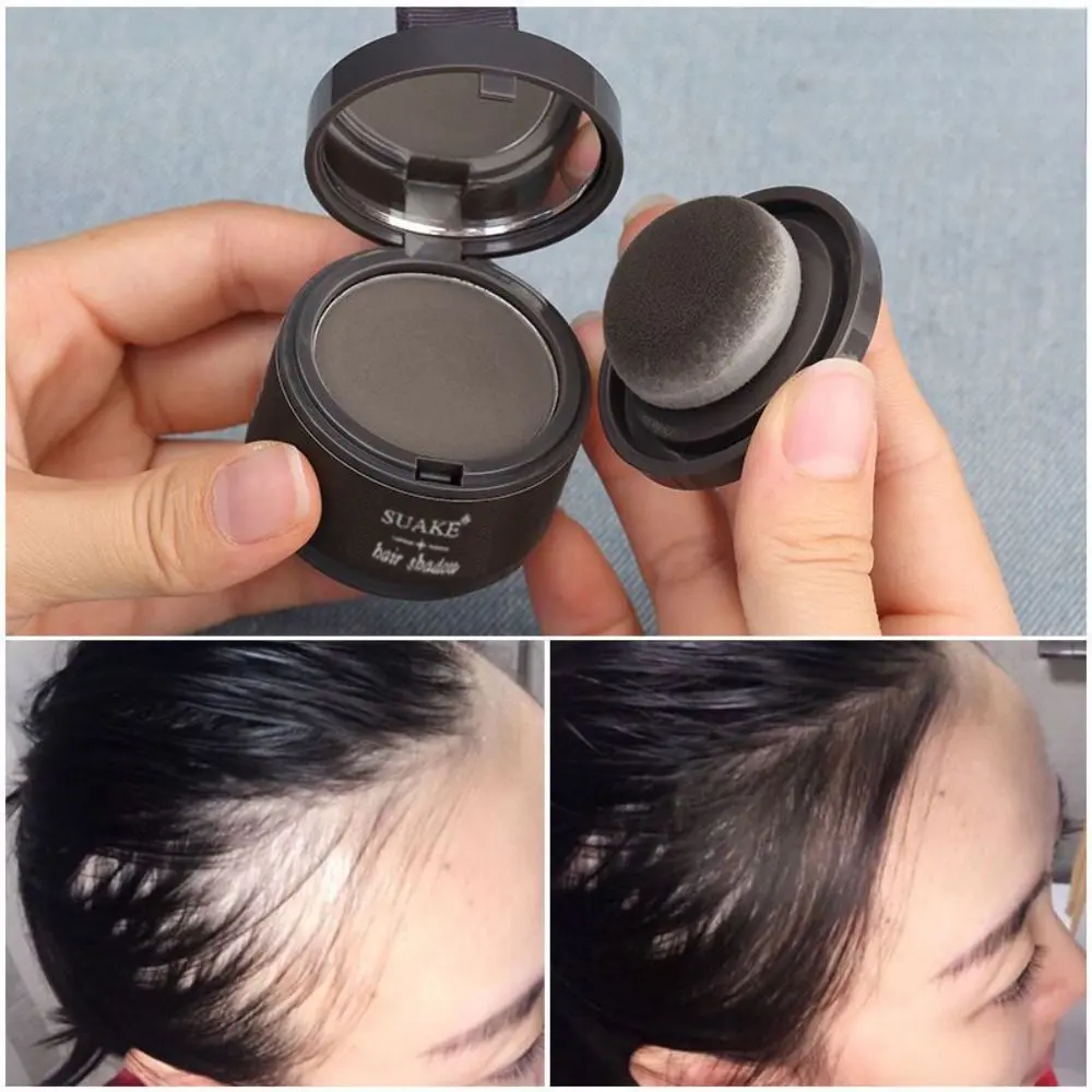 Penampilan Semulajadi dengan Berus Serbuk Bayangan Garis Rambut Hitam ...