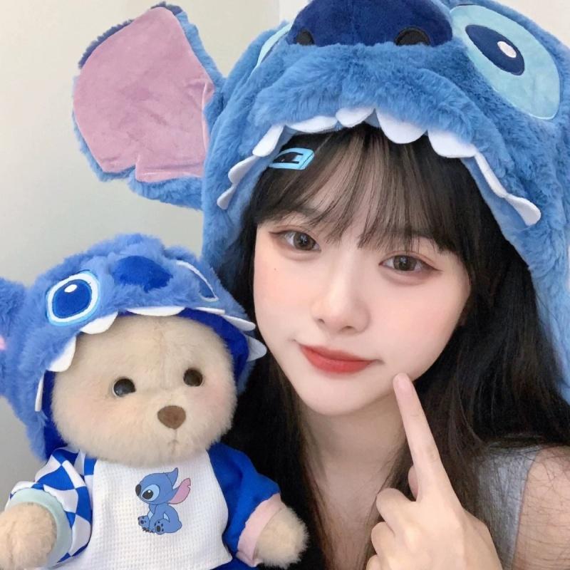 Maltese Headgear Stitch Hat Stitch Funny Disguise Cap Pet Puppy Cat Cute Headwear 4