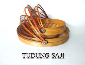 TUDUNG SAJI BAMBU | KERANJANG ANYAMAN BAMBU DENGAN TUTUP Wadah