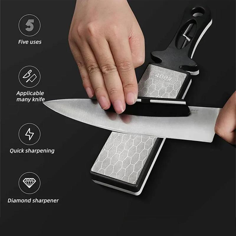 5 In 1 Knife Sharpener Small Manual Sharpening Rod Multifunctional ...