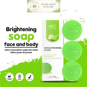 IBS Sabun cerah wajah dan badan bpom (isi 3pcs New Hijau)