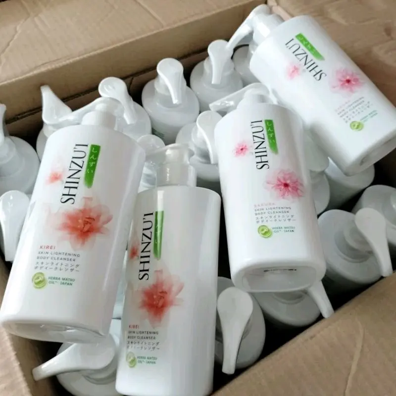 Shinzui Sabun Cair Pump 480ml Kirei Pencerah Cleanser Memudarkan Lightening Bebas Silikon Organik 2