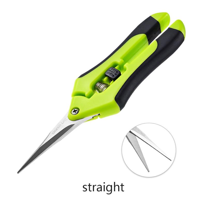 Product Introduction of Garden Pruning Shears Stainless Steel Pruning Tools Hand Pruner Cutter Grape Fruit Picking Weed Household Potted Branches Pruner 20