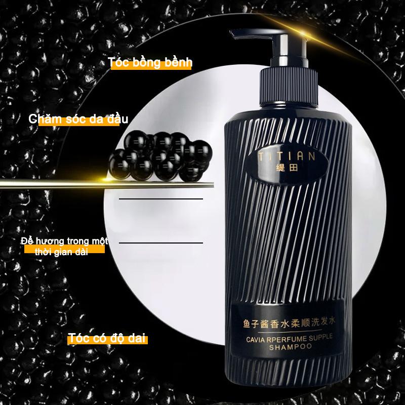 Dầu gội, dầu xả với chiết xuất trứng cá muối, 400ml giúp tóc mềm mại, bồng bềnh mềm mượt, lưu hương 3