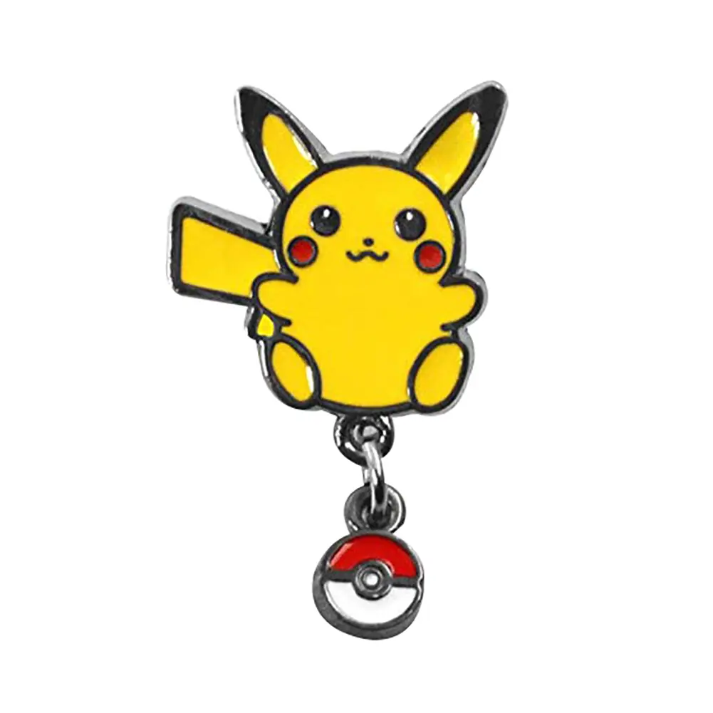 Metal Mini Unisex Pikachu Pokemon Brooch Pin Scarves Shawl Clip Badge Decor