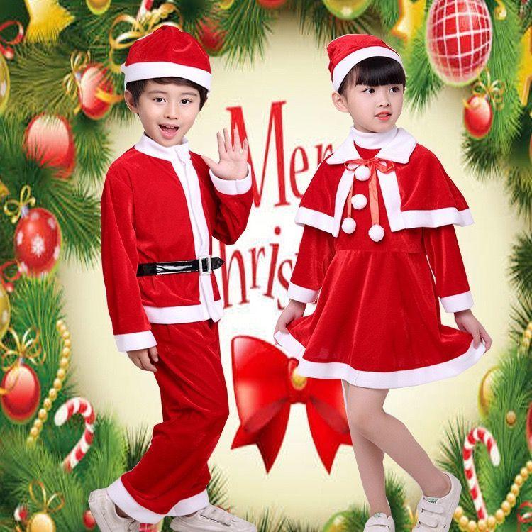 Product Introduction of Christmas Children's Costume Kindergarten Santa Claus Clothes Boys and Girls Baby Christmas Gift Dress up Suit 3
