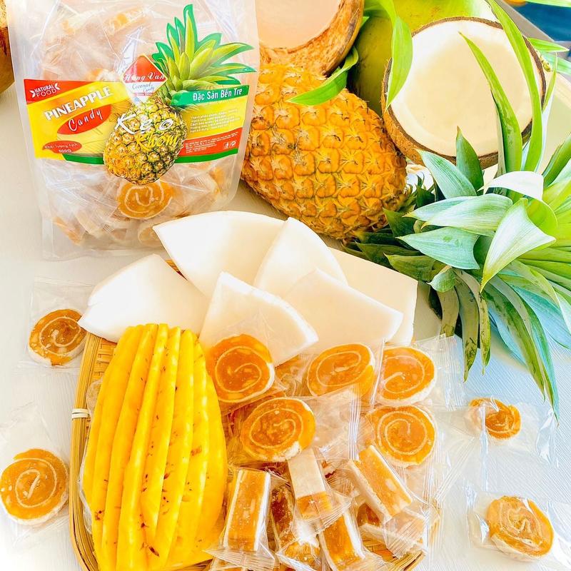 Kẹo Khóm Dừa Non ít đường - Đặc sản bến tre