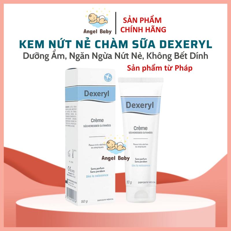 Kem bôi cho bé Dexeryl Pháp 50g ngăn ngừa nứt nẻ khô da chàm sữa mẫn ngứa dưỡng ẩm giúp bảo vệ da