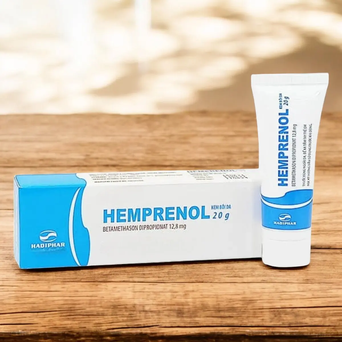 Kem bôi da Hemprenol tuýp 20g bôi chàm, viêm da dị ứng, ngứa, sần