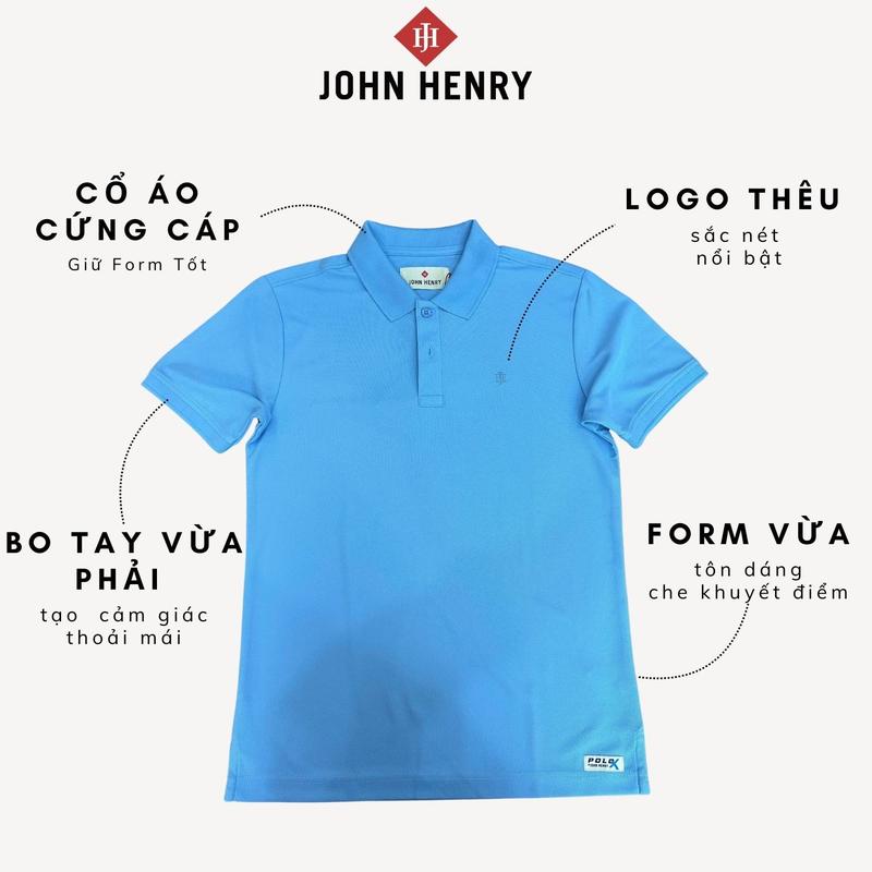 Áo Polo nam Tay ngắn John Henry,  chuẩn form, sang trọng, thanh lịch - KS23ES03T-SCWK HIGH RIS 6