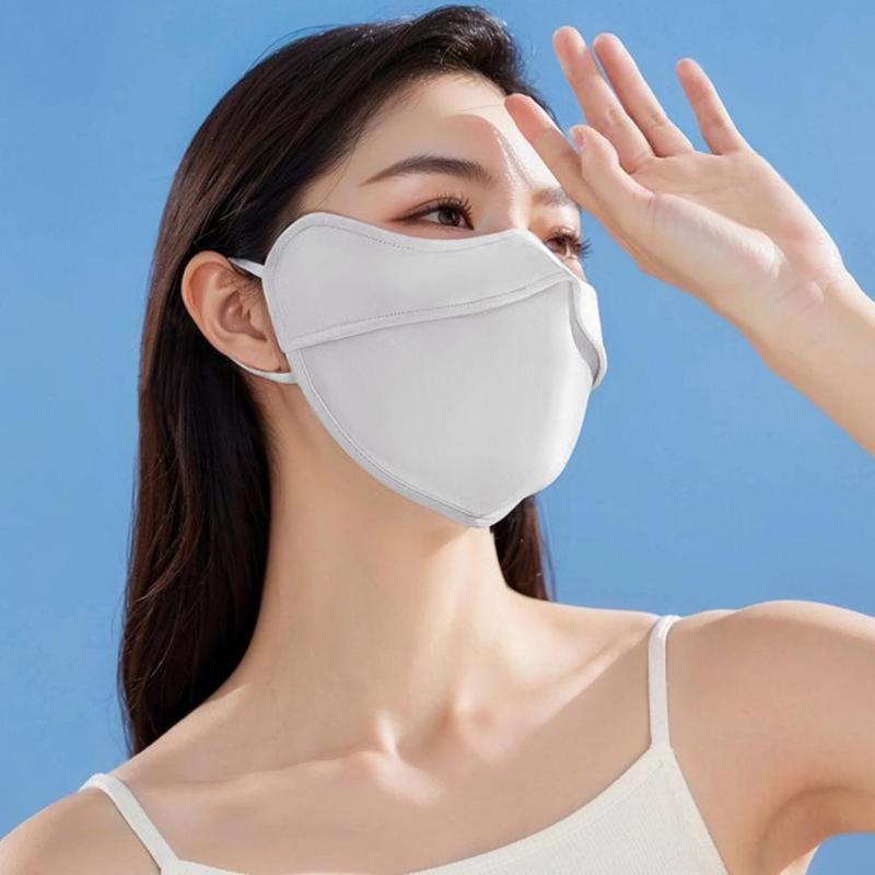 Product Introduction of Outdoor Cycling Ice Silk Mask Anti-UV Sun Protection Mask Adjustable Breathable Sport Mask For Outdoor Cycling 25