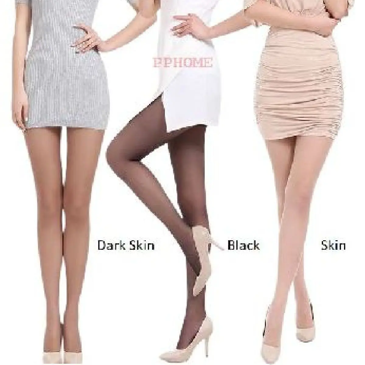 Women's stocking L (55kg-75kg) ultra-thin plus file core-spun silk bottoming stockings pantyhose sock