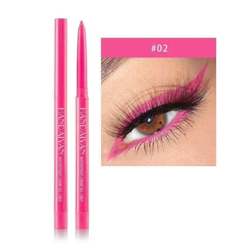 Product Introduction of Waterproof Pearlescent Matte Eyeliner Not Easy Pen Rotatable Eyeliner Long Lasting Eye Makeup Tools Korean Makeup Products Lipliner Eyeshadow 25