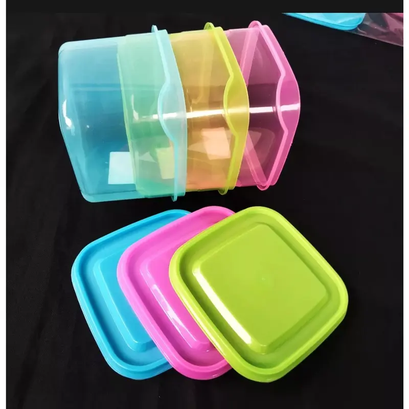 Toples segi plastik 500 mil Zayn - wadah bumbu -aksesoris KMP 2